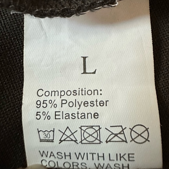 3pc Cropped Solid Lounge Tee Size Large SHEIN - Picture 6 of 7